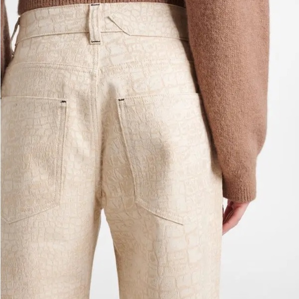 Jacquemus croc jeans